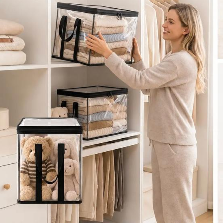 Organizing a closet with CLARA